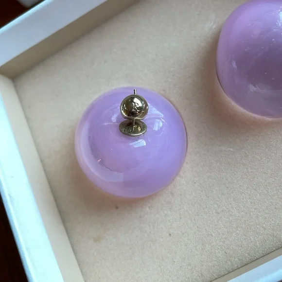 Nina Ricci Pink Bubble Earrings (S/S 2020) - Picture 4 of 8